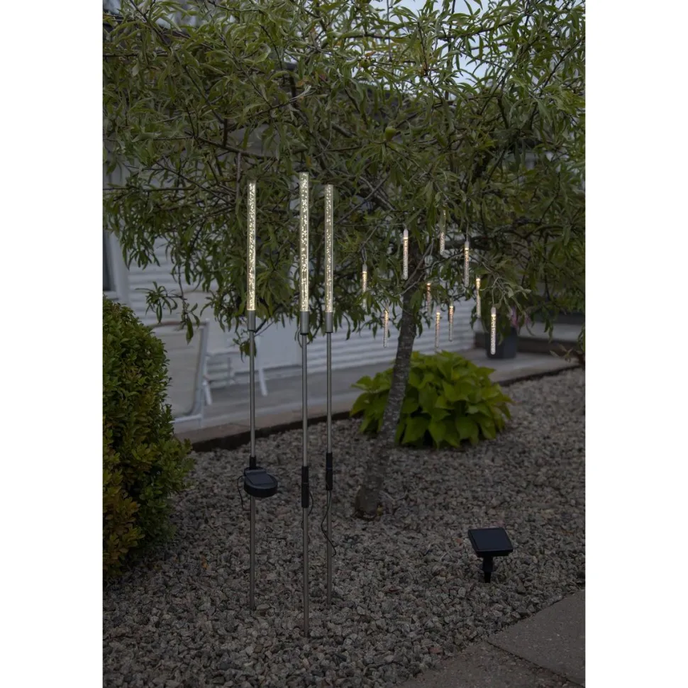 Aurinkokennovalosarja Star Trading Bubbly 180 cm kirkas