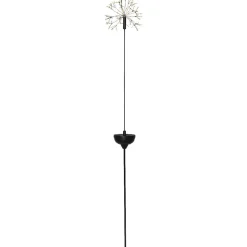Aurinkokennovalo Star Trading Firework 85cm musta