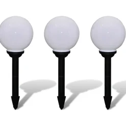 Aurinkovoima pallovalo maapiikillä led 20 cm 3 kpl