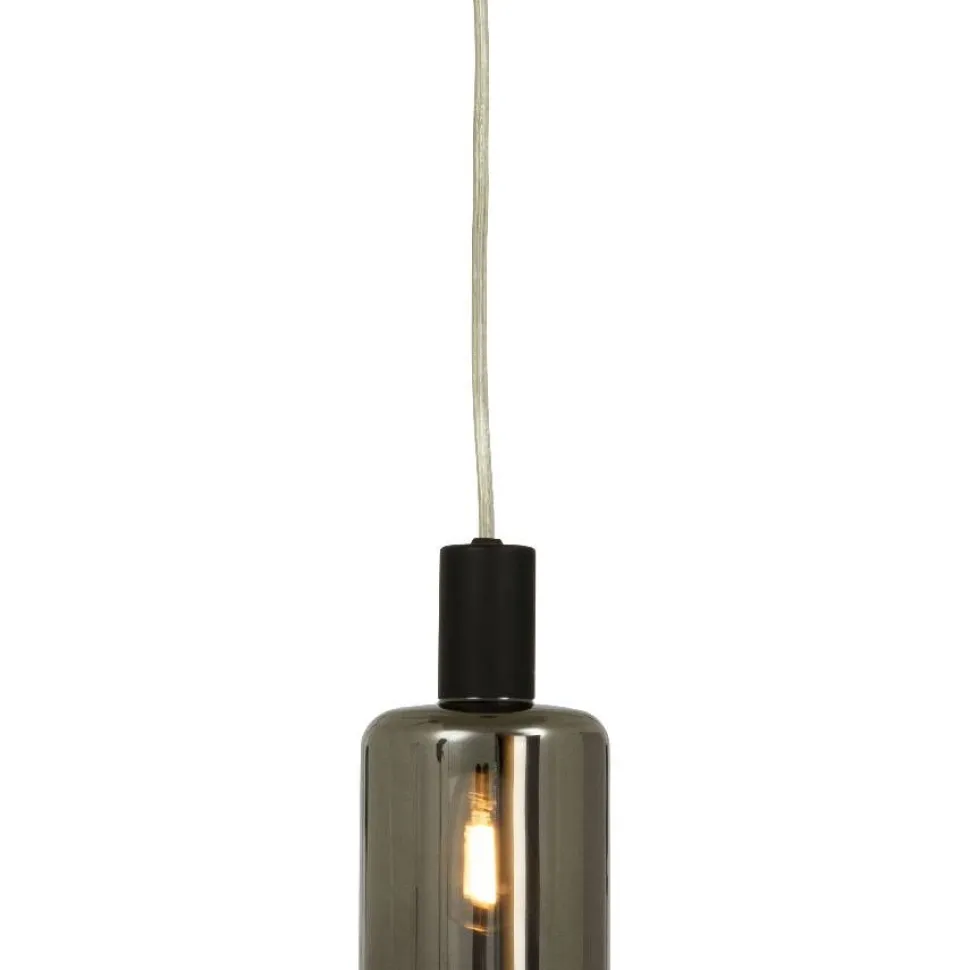 Ikkunavalaisin Aneta Lighting Cylinder Ø9cm musta/savulasi