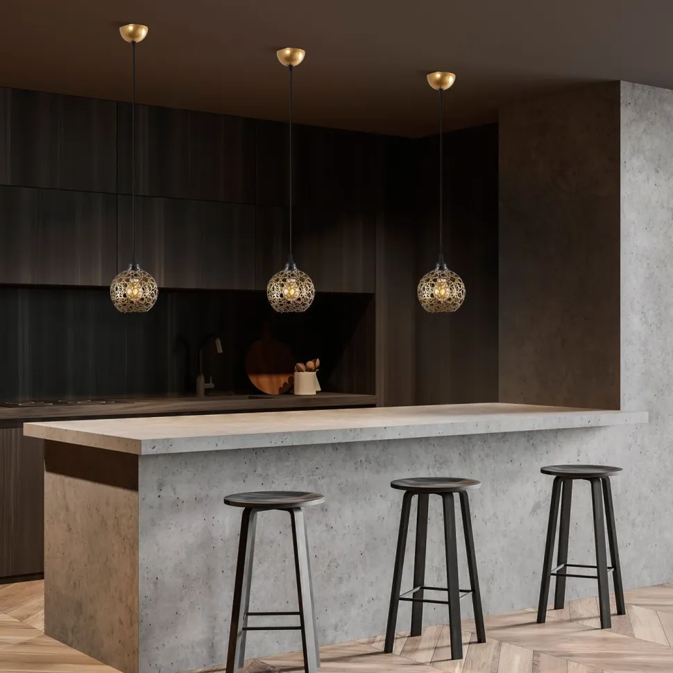 Ikkunavalaisin Linento Lighting Selcuklu, Ø17cm, E27, kulta