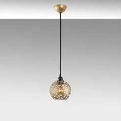 Ikkunavalaisin Linento Lighting Selcuklu, Ø17cm, E27, kulta