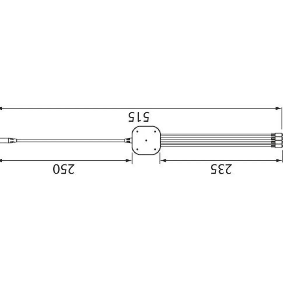 Jakoliitin 1-4 Airam Linear LED -valaisimille
