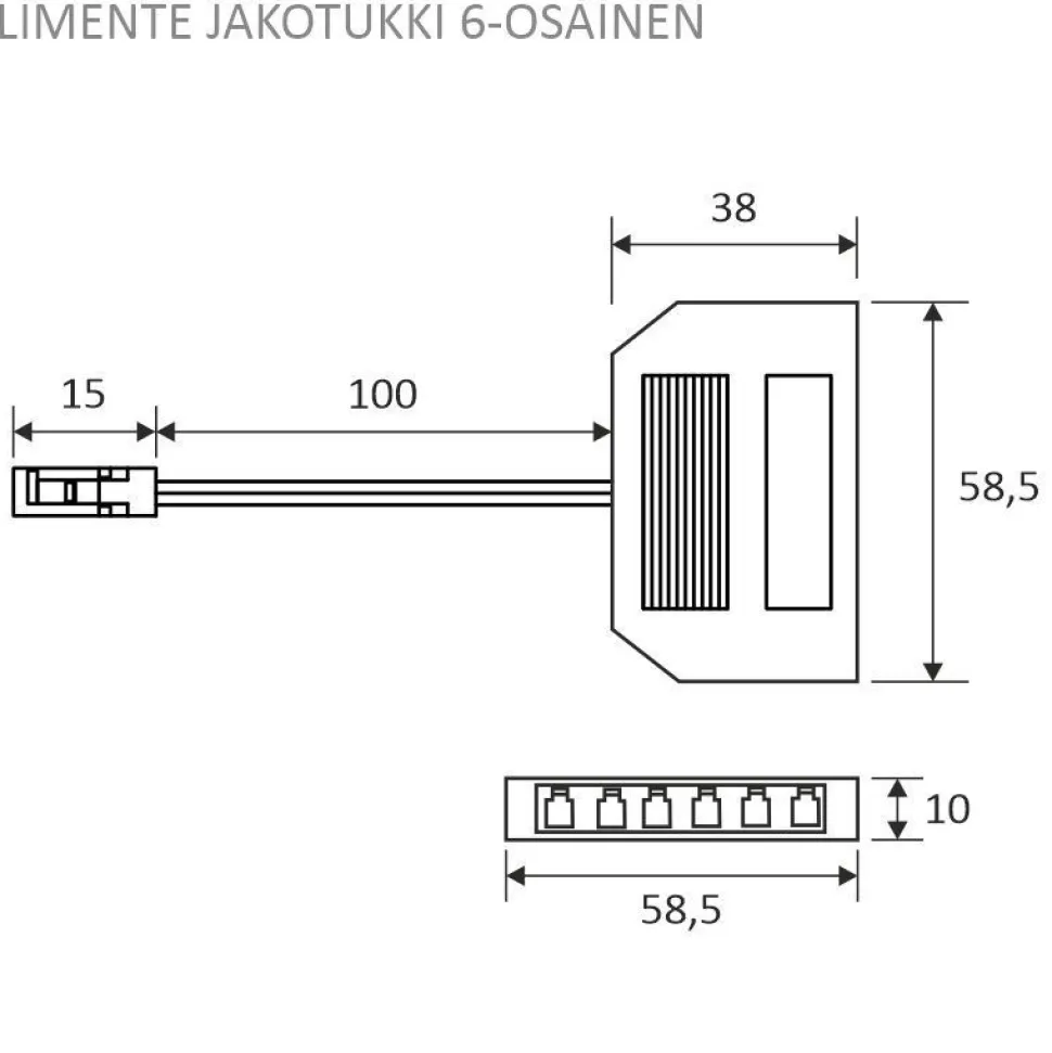 Jakotukki Limente 6-osainen