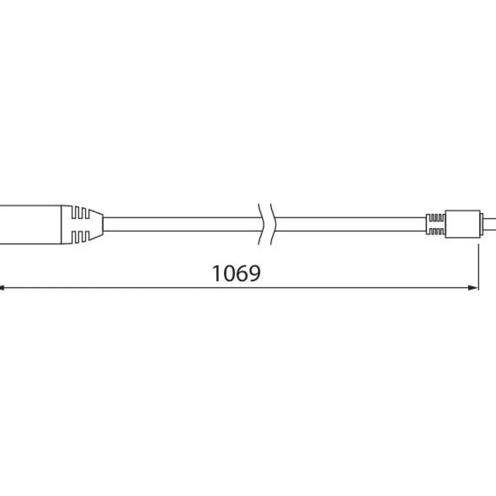 Jatkojohto Airam Linear LED -valaisimille 1000 mm