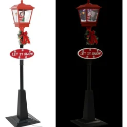 Jouluinen katuvalaisin joulupukilla, 180cm, LED