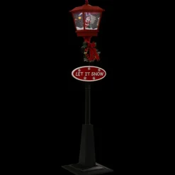 Jouluinen katuvalaisin joulupukilla, 180cm, LED