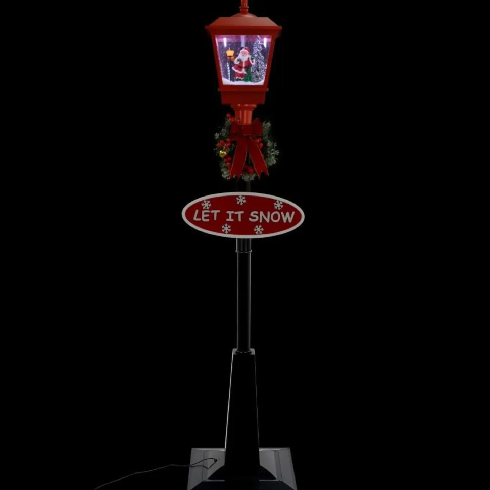 Jouluinen katuvalaisin joulupukilla, 180cm, LED