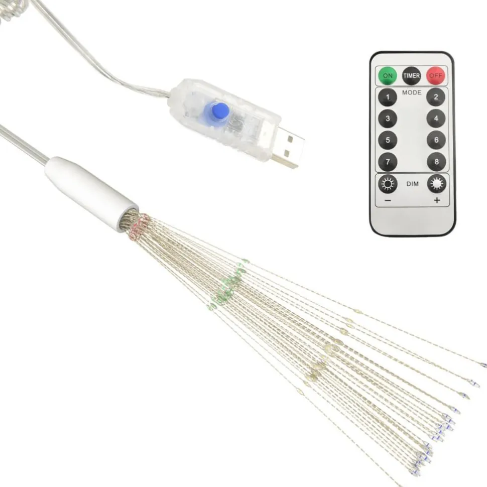 Joulun ilotulitusulkovalo 4 kpl 20 cm 560xLED eri värejä