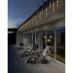 Jääpuikkovalosarja Konstsmide, IP44, 3.75 metriä, 16 puikkoa, 24 x LED