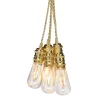Juhlavalosarja Konstsmide, IP20, 8 x LED, kulta/amber, tekstiilikaapeli, himmennin