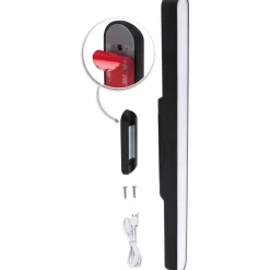 Kalustevalaisin Paulmann Atali, 40cm, 240lm, 4000K, pinta-asennus, musta