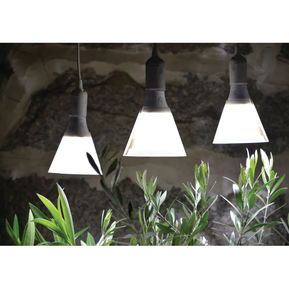 Kasvivalo Nelson Garden LED-lamppu, 15W, E27, varjostimella