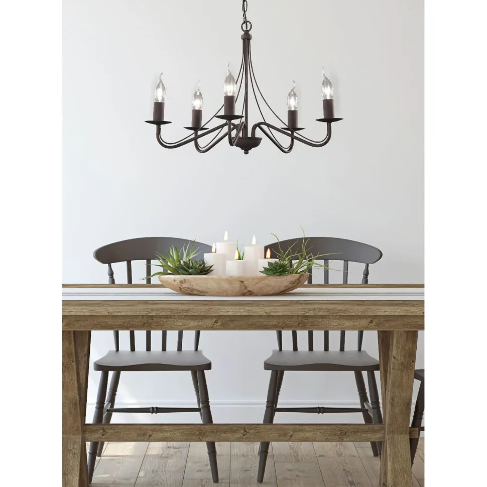 Kattokruunu Trio Country Ø 550x1720 mm rustiikki