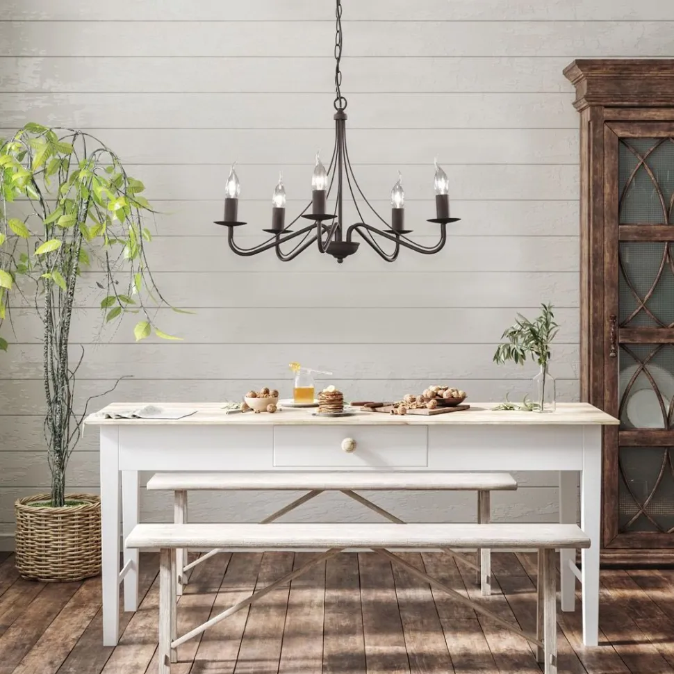Kattokruunu Trio Country Ø 550x1720 mm rustiikki