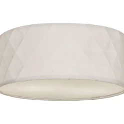 Kattoplafondi Aneta Lighting Bendir ø 38 cm valkoinen kohokuvio