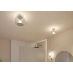 Katto-/seinävalaisin Paulmann Ruya IP44 E27 max. 60W himmennettävä, lasi/kromi
