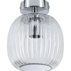Katto-/seinävalaisin Paulmann Ruya IP44 E14 max. 20W himmennettävä, lasi/kromi