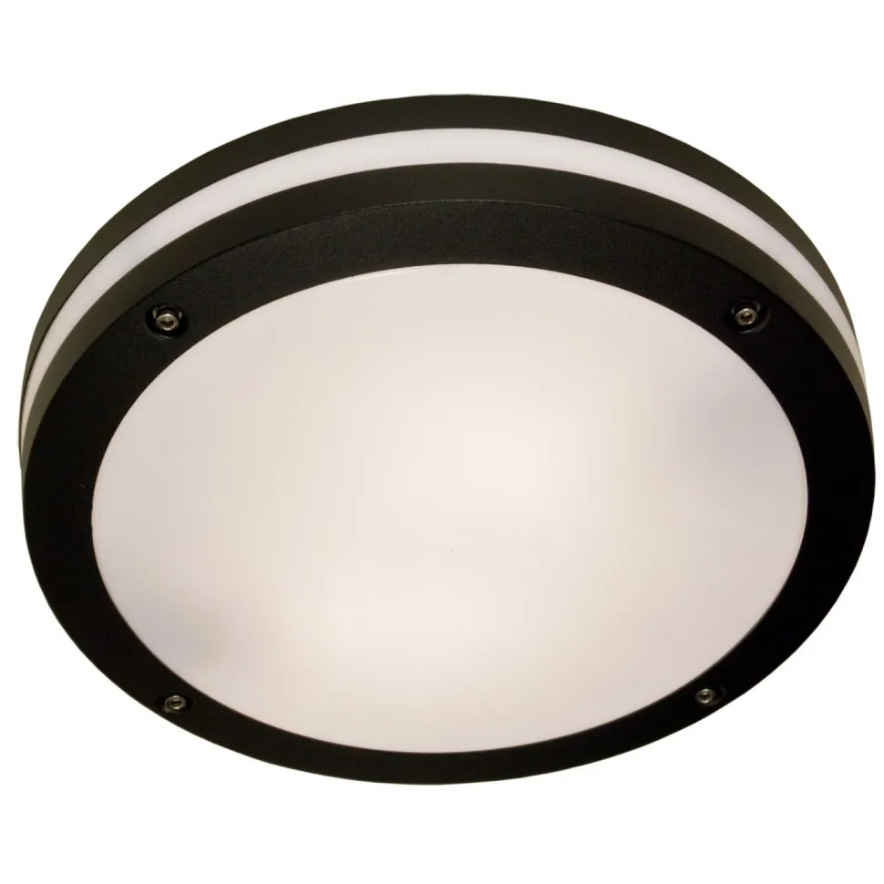 Katto-/seinävalaisin Resmo Ø 320x80 mm musta