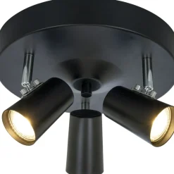 Kattospotti Aneta Lighting Pilot, 3-osainen, musta