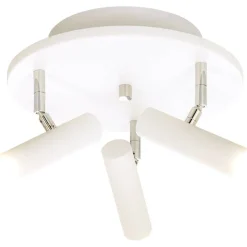 Kattospotti Aneta Lighting Artic 3-osainen pyöreä valkoinen/kromi