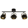 Kattospotti Aneta Lighting Bow 3x7W 345x750x145 mm IP20 GU10 musta