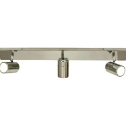 Kattospotti Aneta Lighting Livorno 3-osainen suora IP44 kromi/valkoinen