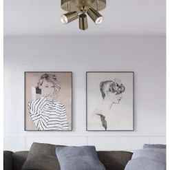 Kattospotti Aneta Lighting Pilot 3-osainen GU10 mattateräs