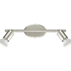 Kattospotti Buzz 285x65 mm 2-osainen harjattu teräs