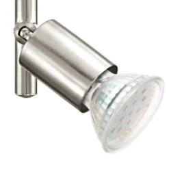 Kattospotti Buzz 1050x65 mm 6-osainen harjattu teräs