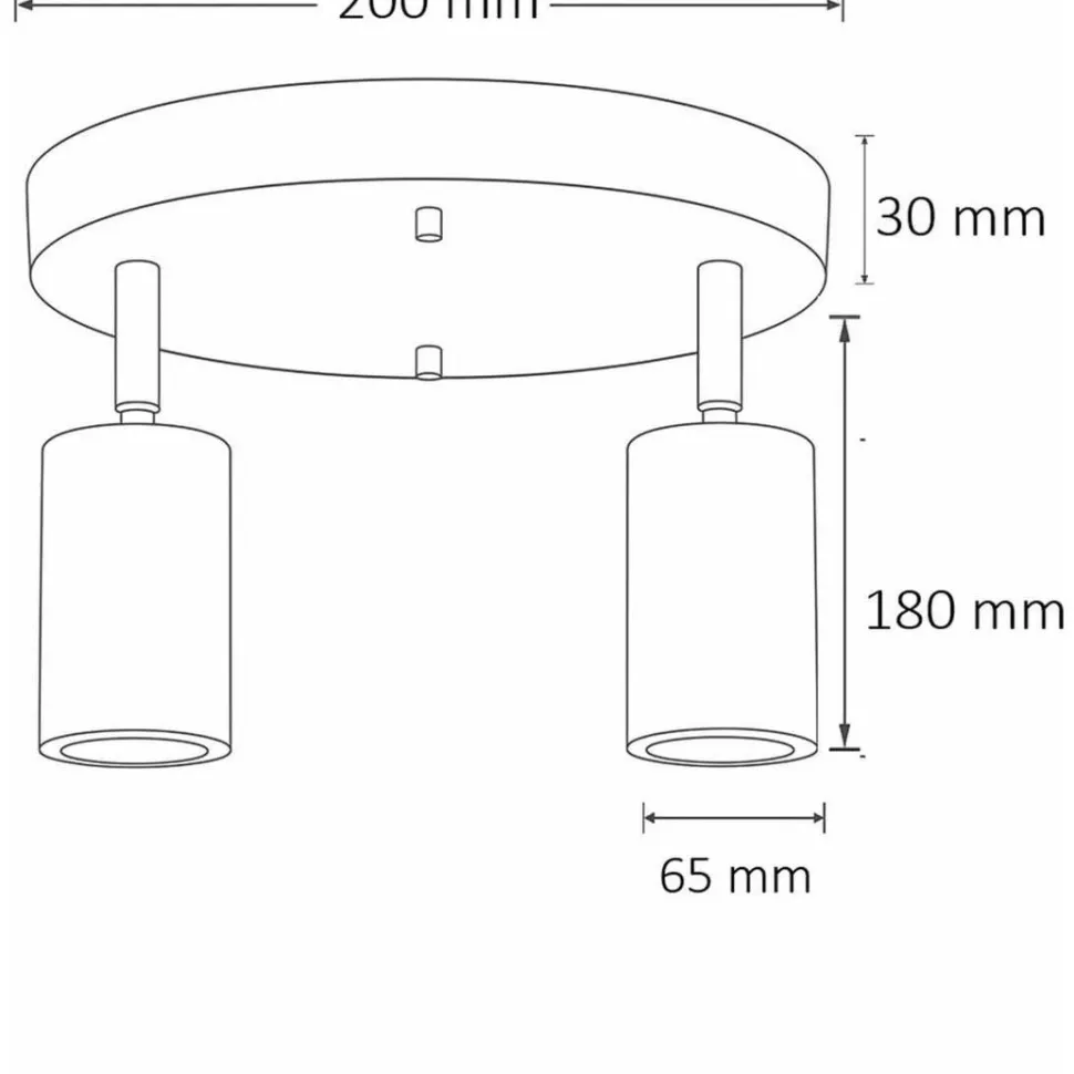 Kattospotti Linento Lighting Nur 2-osainen