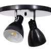 Kattospotti Linento Lighting Otis 2-osainen musta