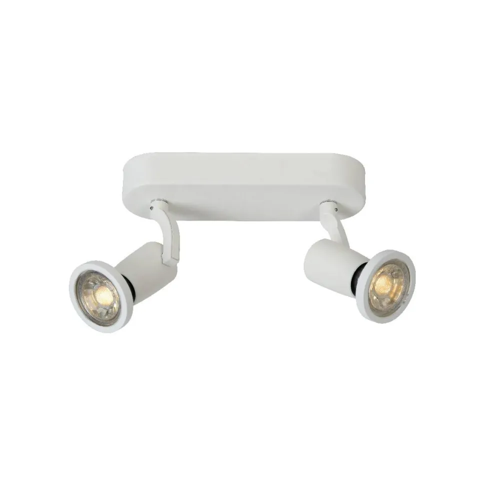 Kattospotti Lucide Jaster 198x60mm 2x5W valkoinen