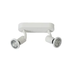 Kattospotti Lucide Jaster 198x60mm 2x5W valkoinen