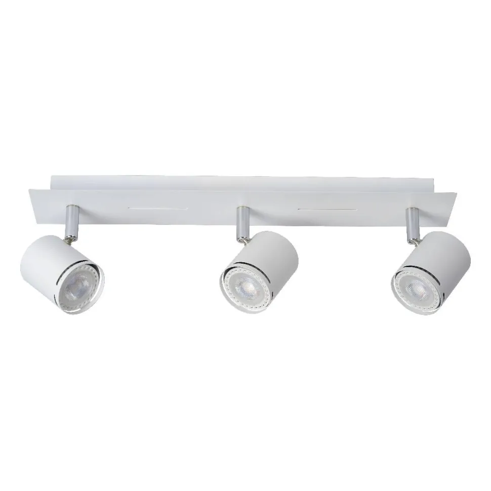 Kattospotti Lucide Rilou 90x440mm 3x5W himmennettävä valkoinen