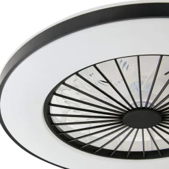 Kattotuuletinvalaisin FocusLight Panama Ø50cm, CCT, valkoinen