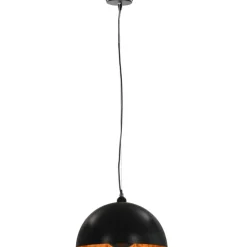Kattovalaisimet 2kpl musta & kulta puolipallomainen 40cm e27