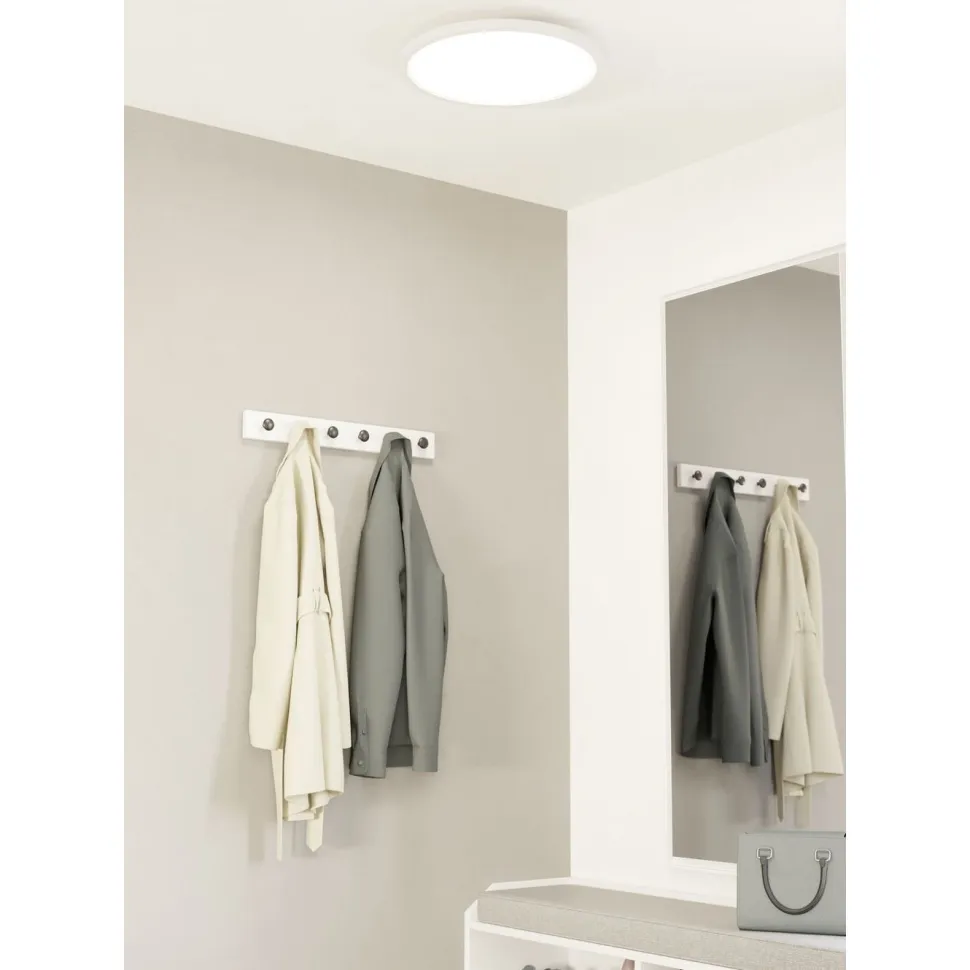 Kattovalaisin Eglo connect.z Sarsina-z, Ø45cm, LED, 33.5W, IP20, valkoinen