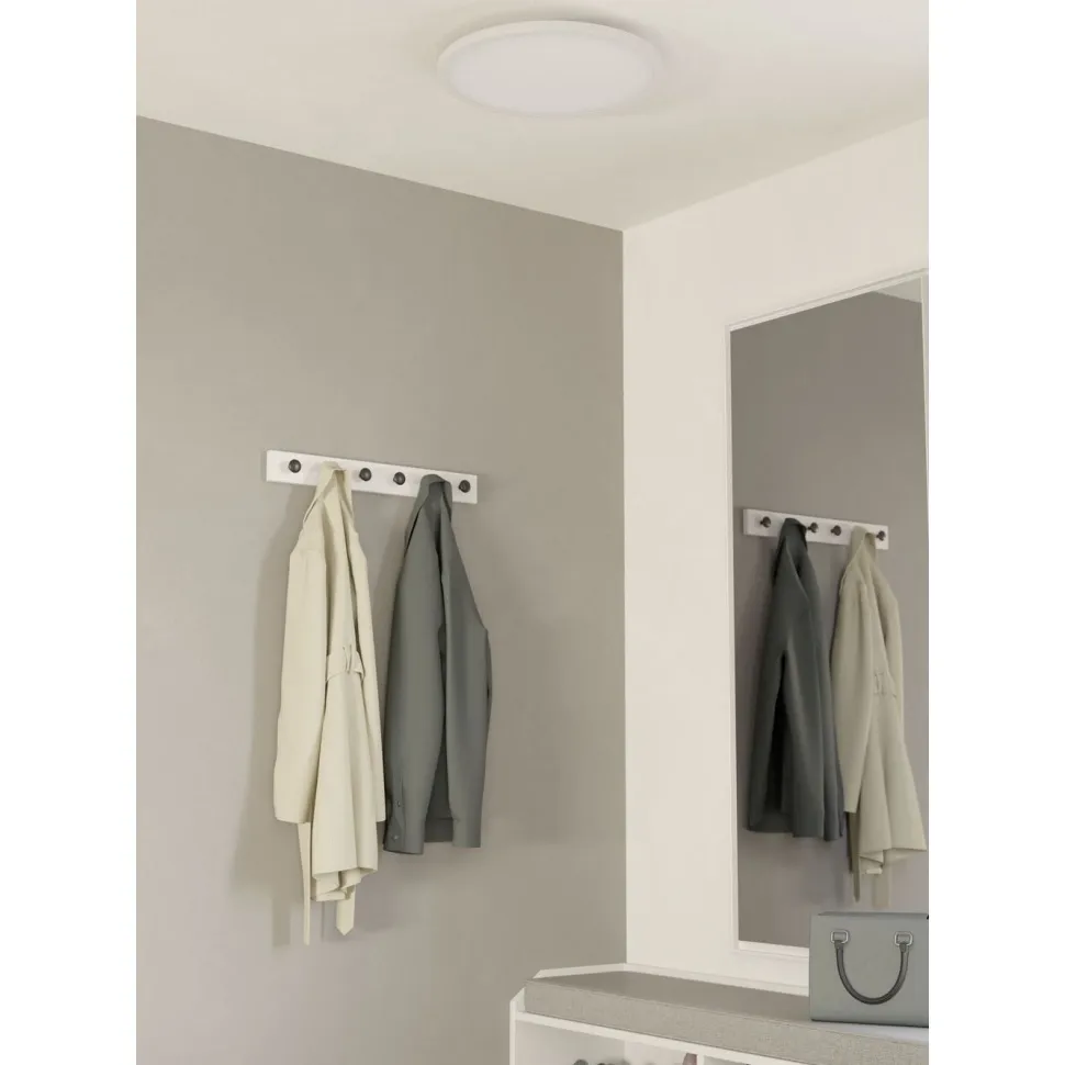 Kattovalaisin Eglo connect.z Sarsina-z, Ø45cm, LED, 33.5W, IP20, valkoinen