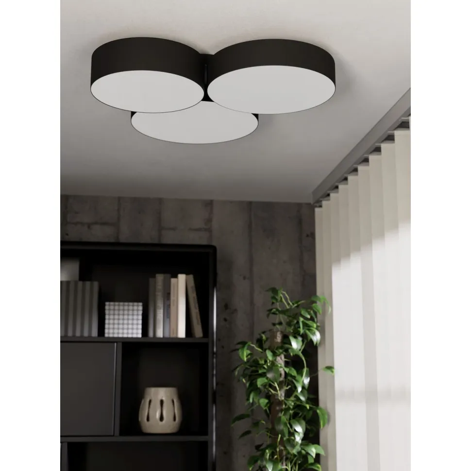 Kattovalaisin Eglo connect.z Barbano-z, 3xLED 7.3W, IP20, harmaa