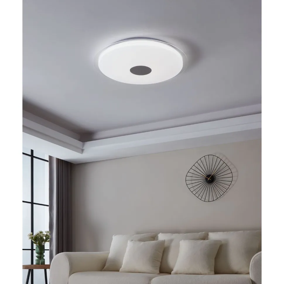 Kattovalaisin Eglo Lanciano Ø66cm 36W LED CCT valkoinen