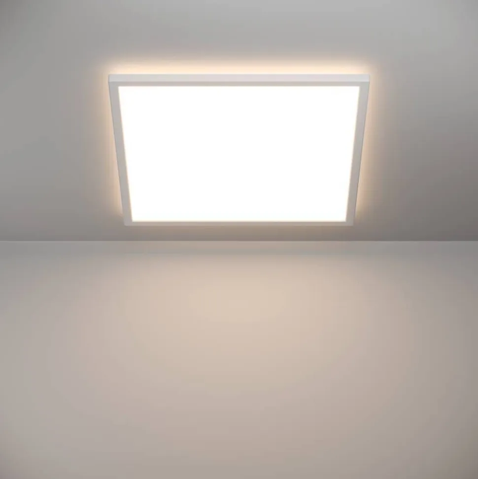 Kattovalaisin Eglo Rovito LED CCT 39x39cm IP44 valkoinen
