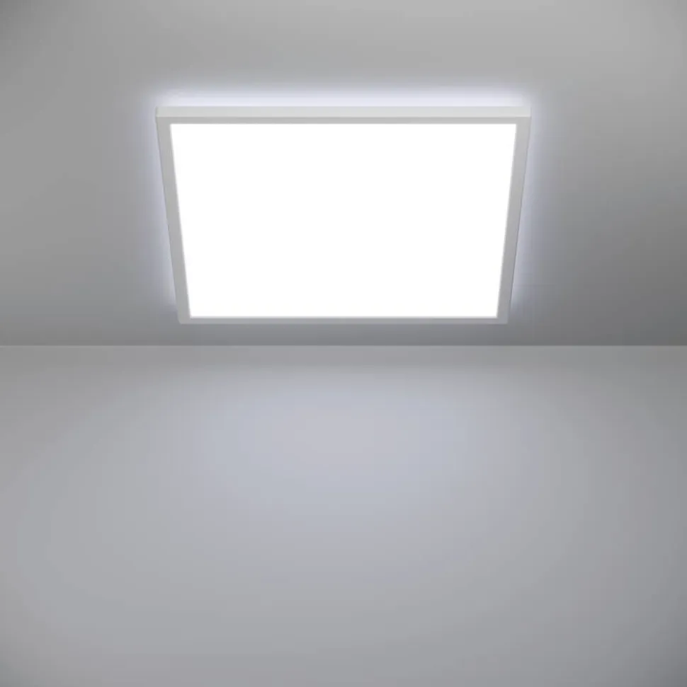 Kattovalaisin Eglo Rovito LED CCT 39x39cm IP44 valkoinen