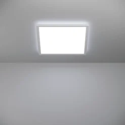 Kattovalaisin Eglo Rovito LED CCT 39x39cm IP44 valkoinen