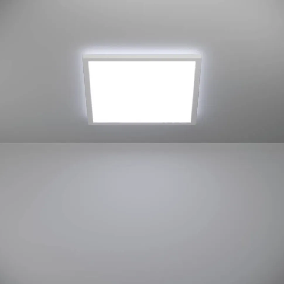 Kattovalaisin Eglo Rovito LED CCT 39x39cm IP44 valkoinen
