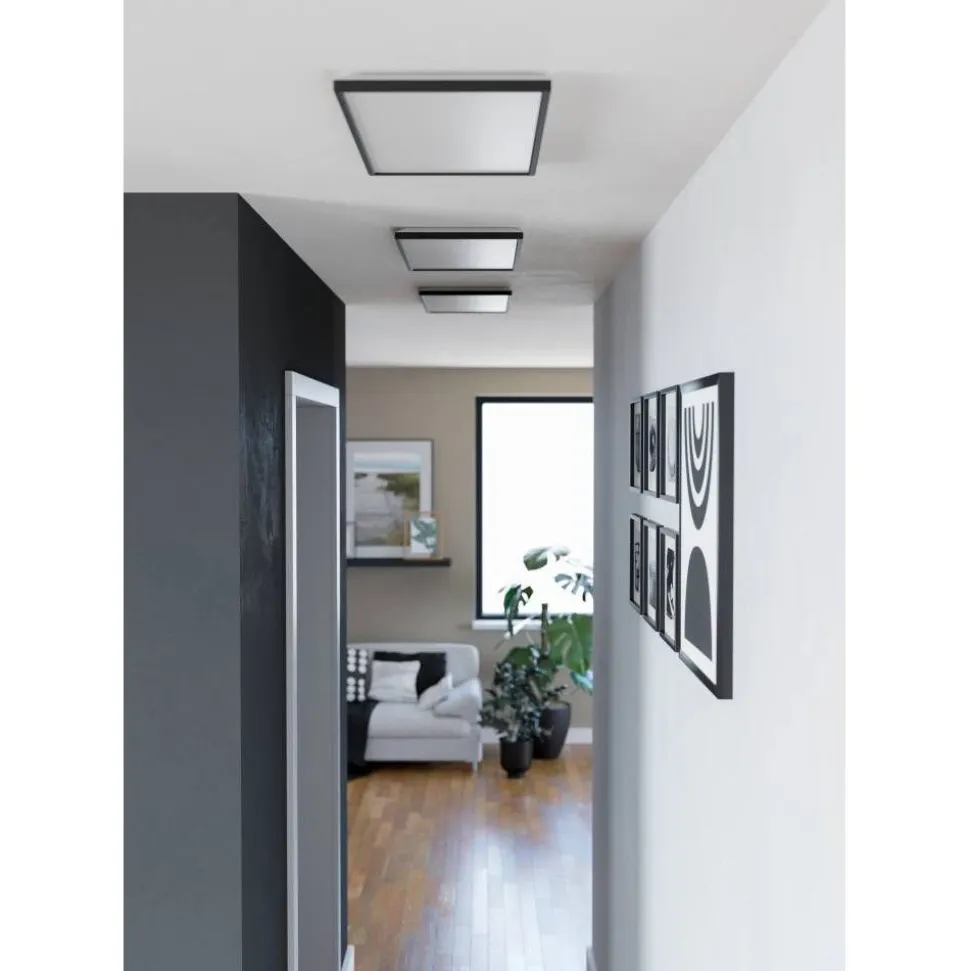 Kattovalaisin Eglo Rovito LED CCT 39x39cm IP44 valkoinen