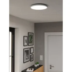 Kattovalaisin Eglo Rovito LED CCT Ø30cm IP44 valkoinen