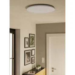 Kattovalaisin Eglo Rovito LED CCT Ø30cm IP44 valkoinen