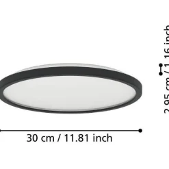 Kattovalaisin Eglo Rovito LED CCT Ø30cm IP44 valkoinen