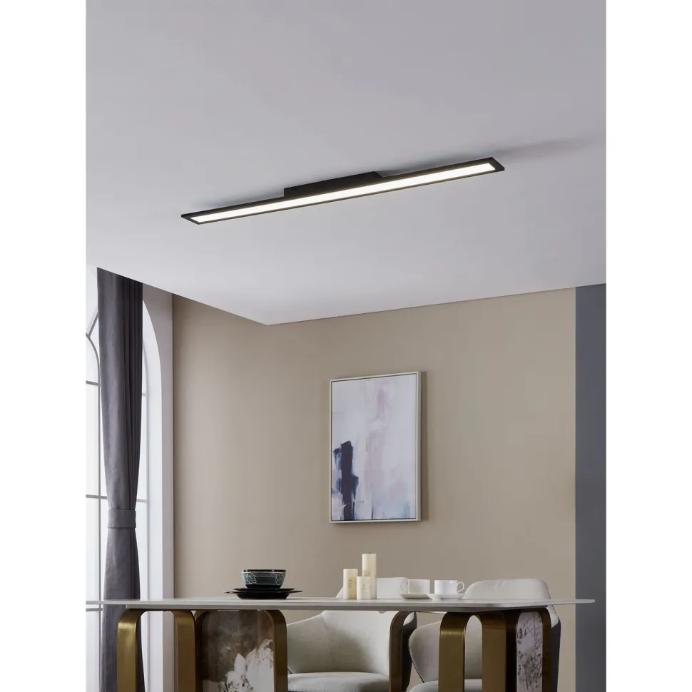 Kattovalaisin Eglo Salobrena 1, 120x10cm, LED, 38W, IP20, musta